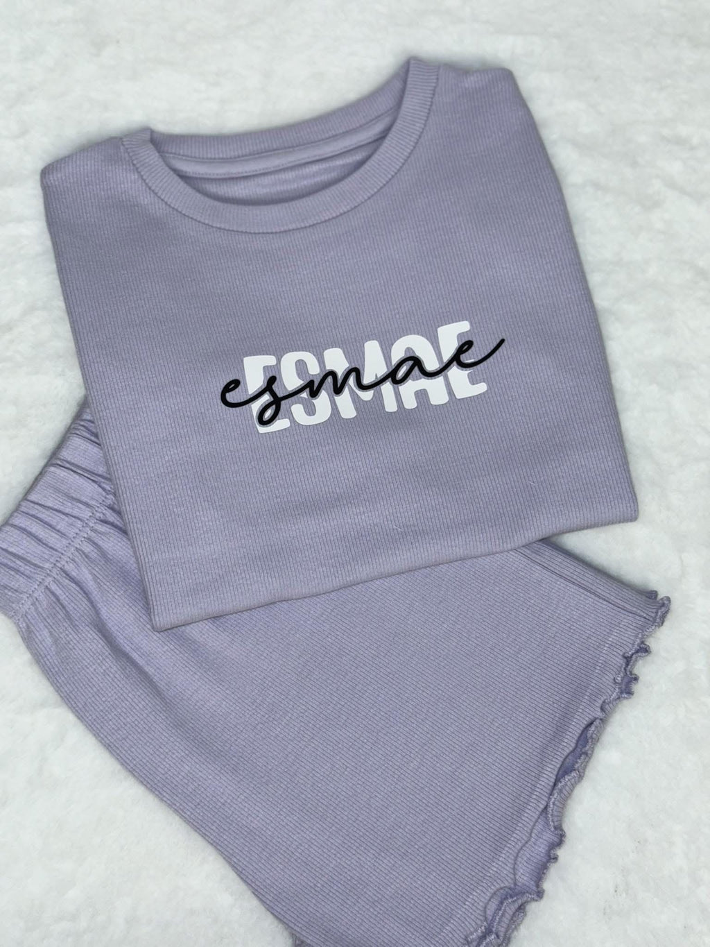 Ribbed Short Set