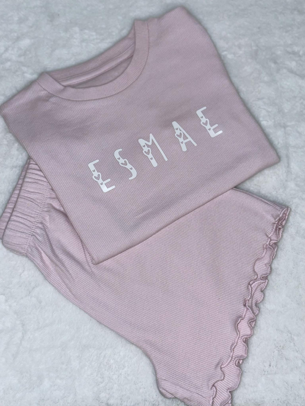 Ribbed Short Set