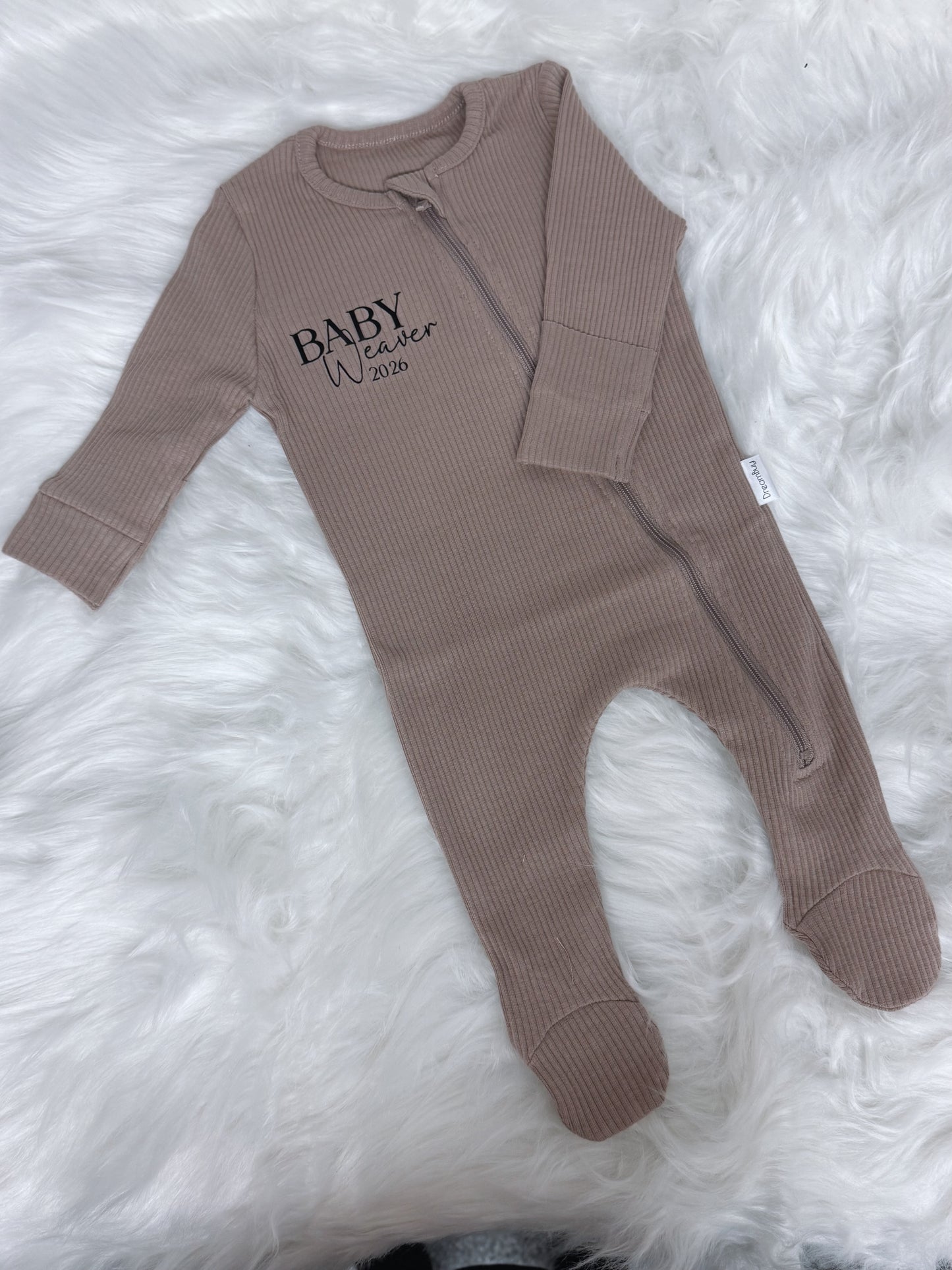 Ribbed Sleepsuit