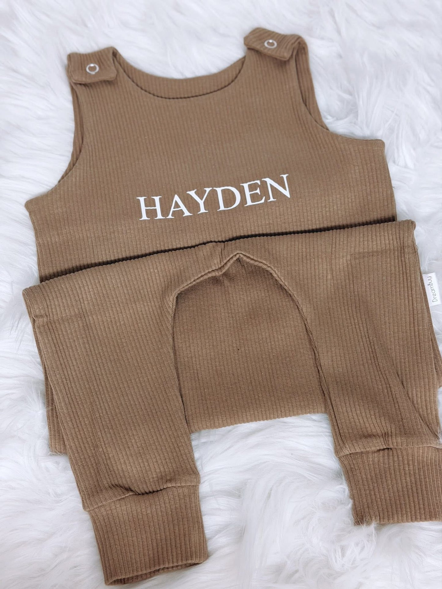 Ribbed Rompers