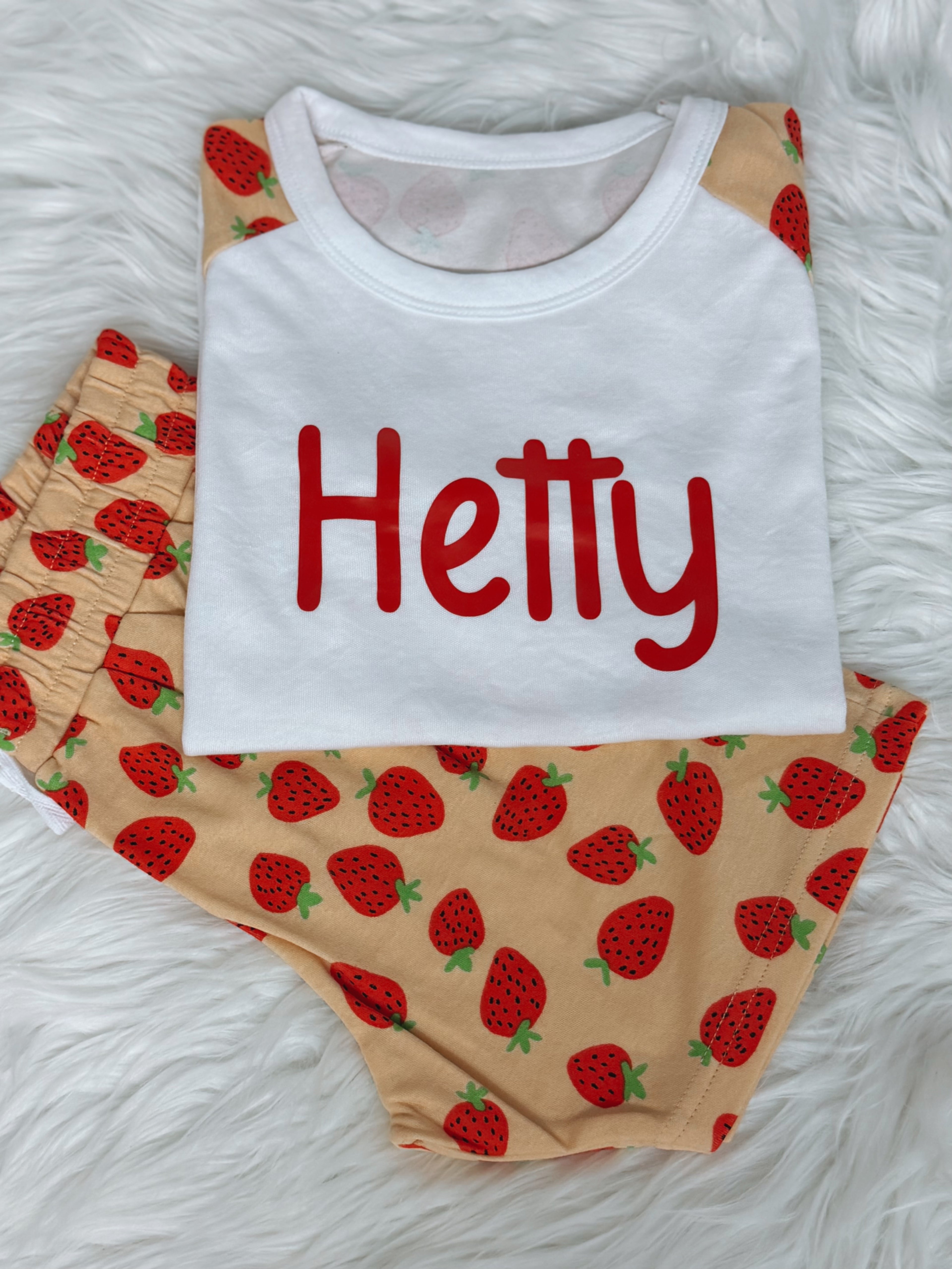 Pattered Short Set