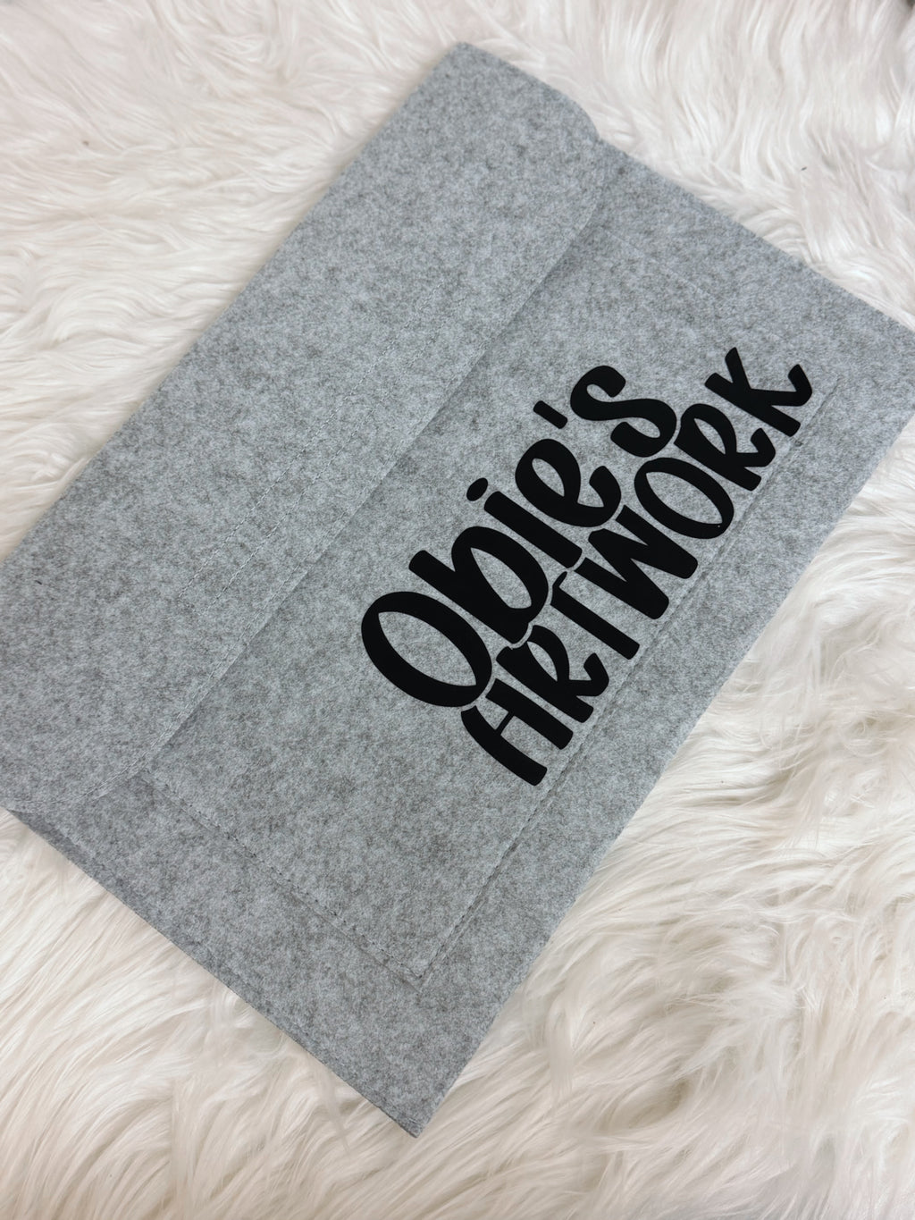 Large Felt Folder